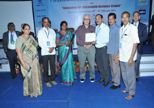 Awards at INSSAN -2012  - 1st place in the Excellence in Suggestion Scheme & 3 Merit prizes 